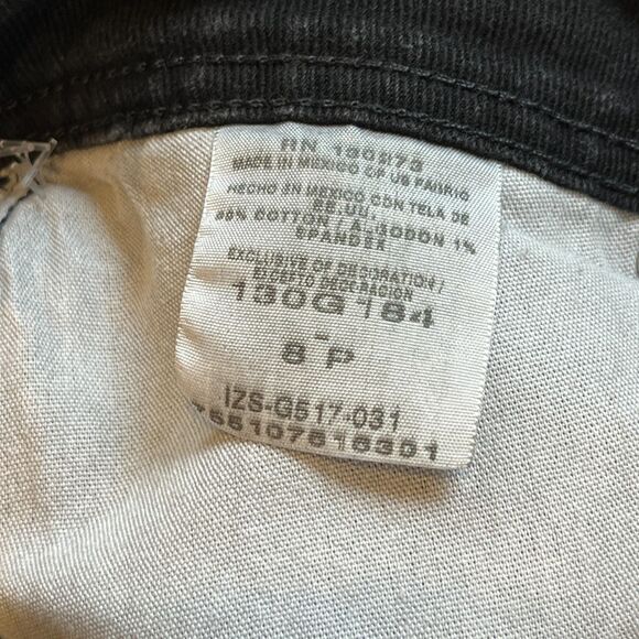 Riders by Lee Black Jeans Size 8P Straight Leg High Rise Petite - Picture 8 of 8